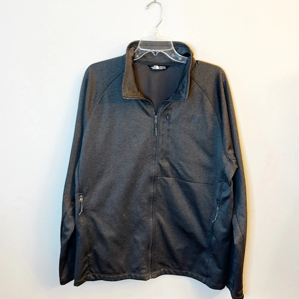 The North Face Black Zippered Utility casual jacket coat men’s XL